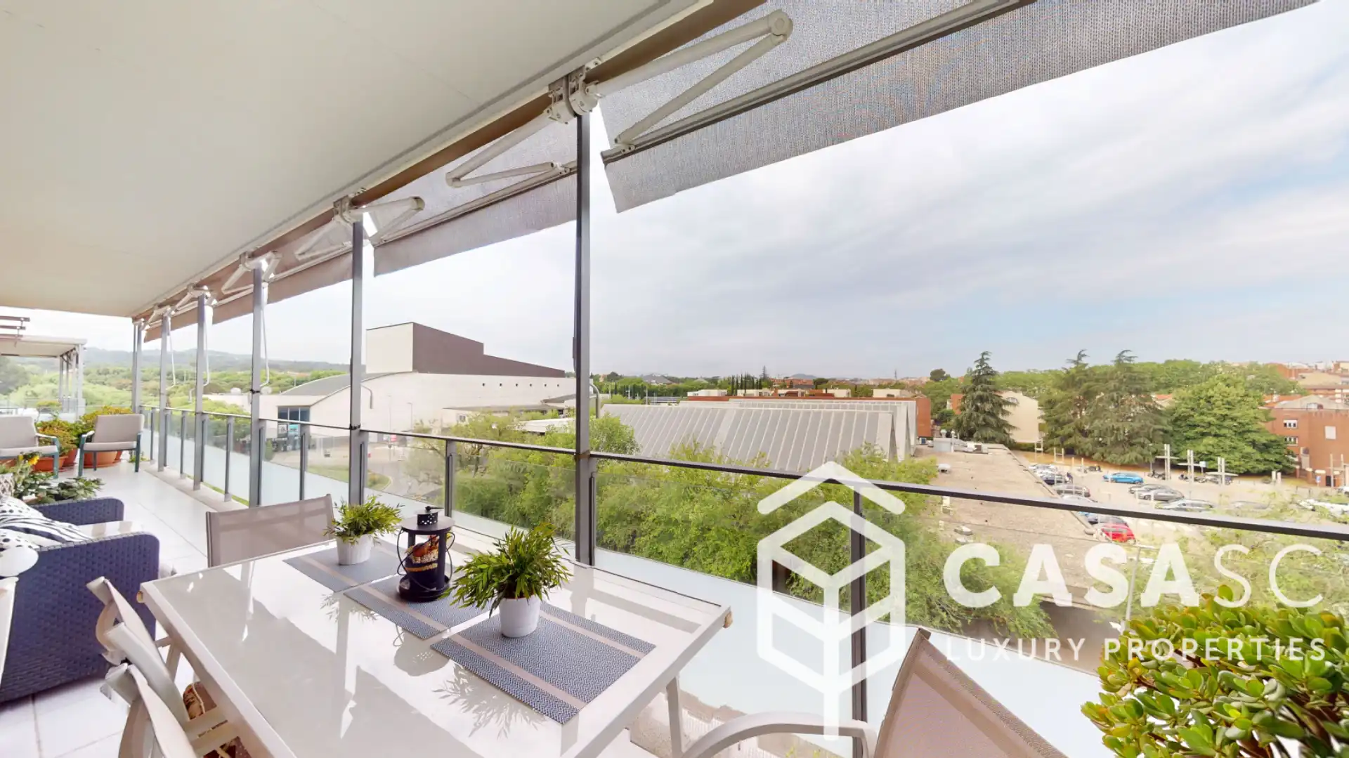 Terrace of Attic for sale in Sant Cugat del Vallès  with Air Conditioner, Heating and Parquet flooring