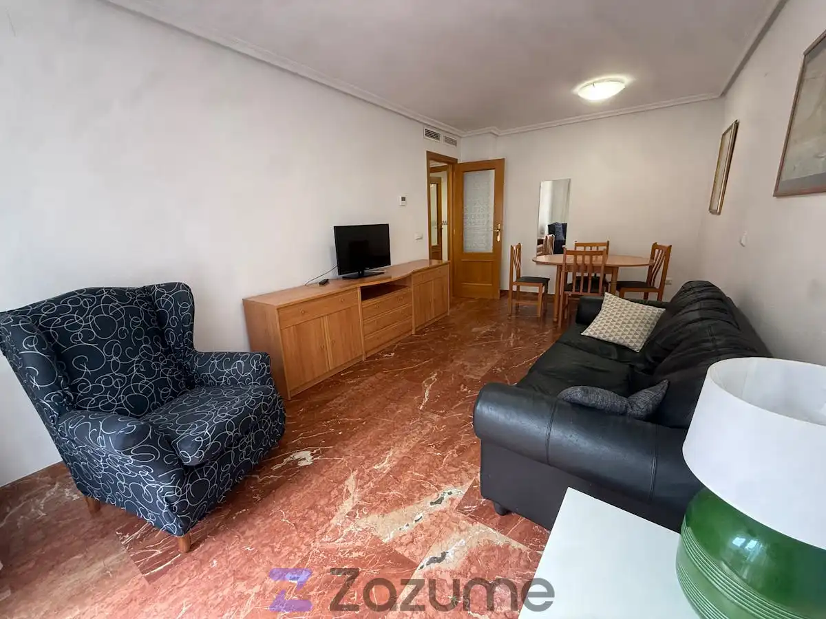 Wohnzimmer von Wohnung zur Miete in Alicante / Alacant mit Klimaanlage, Heizung und Abstellraum
