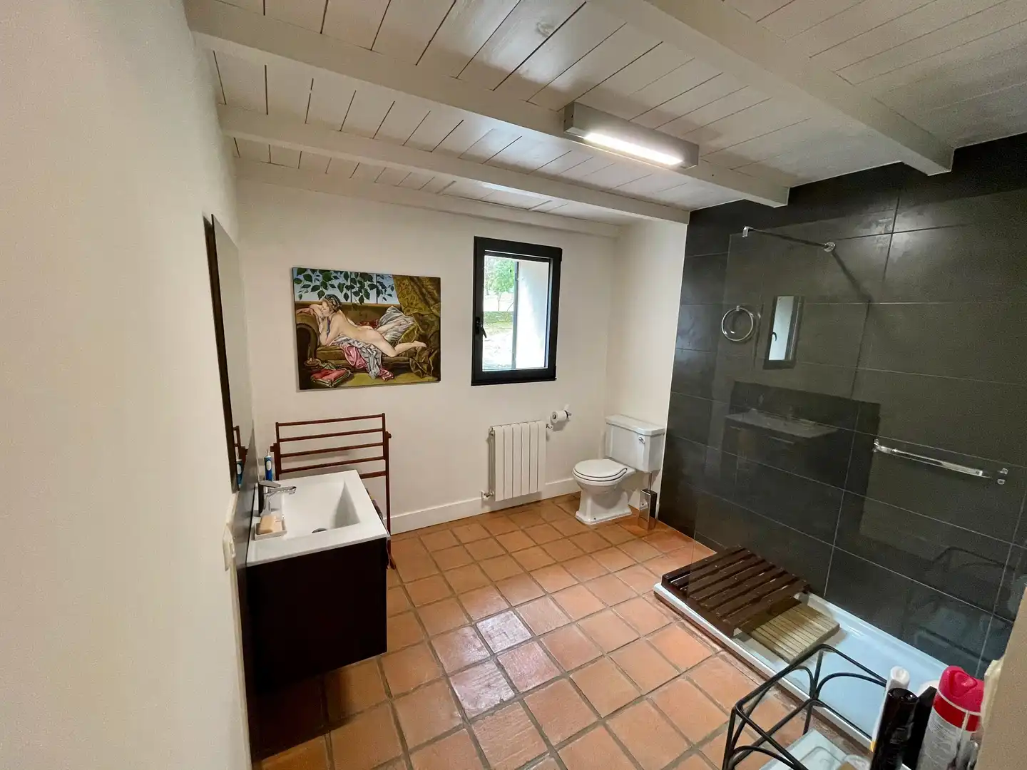 Baño de Casa o chalet en venta en Cuacos de Yuste con Aire acondicionado, Calefacción y Jardín privado