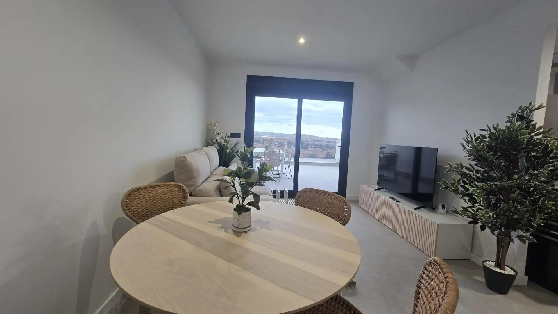 Sala de estar de Apartamento en venta en Mutxamel con Aire acondicionado, Calefacción y Terraza