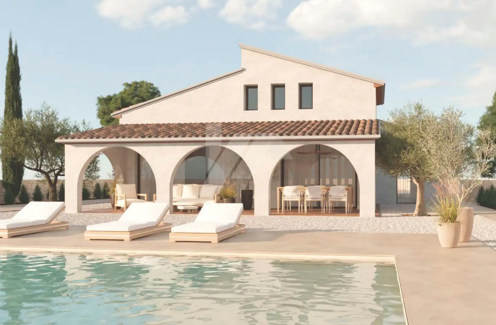 Maison rustique avec terrasse à vendre à Teulada