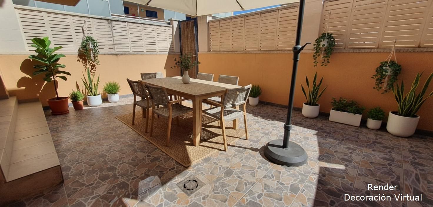 Terrace of Planta baja for sale in Daimús  with Air Conditioner, Private garden and Terrace