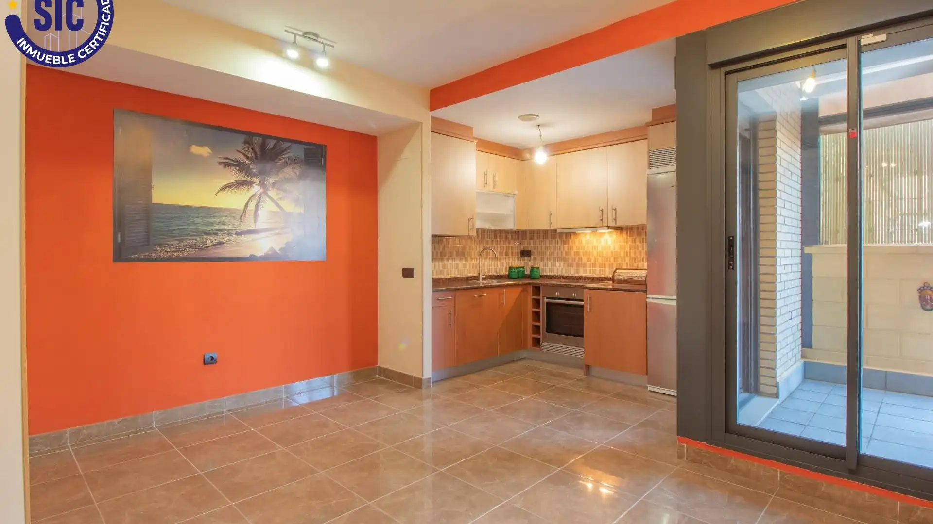 Kitchen of Flat for sale in Benicarló  with Air Conditioner, Furnished and Alarm