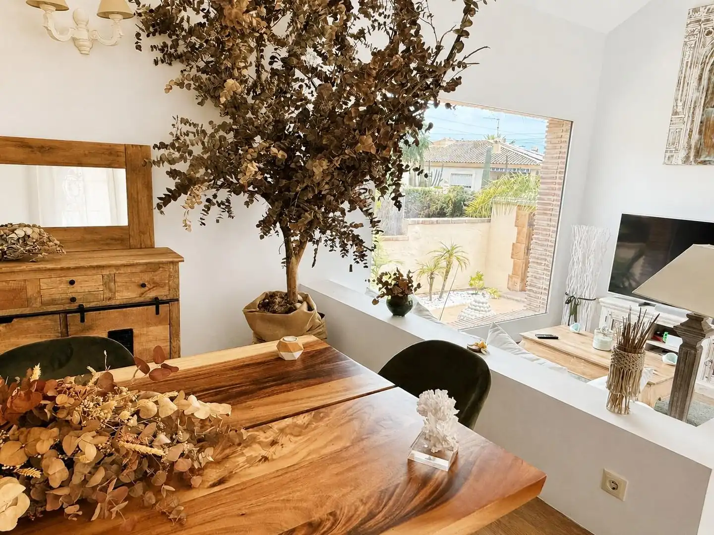 Comedor de Casa o chalet en venta en San Vicente del Raspeig / Sant Vicent del Raspeig con Aire acondicionado, Jardín privado y Terraza