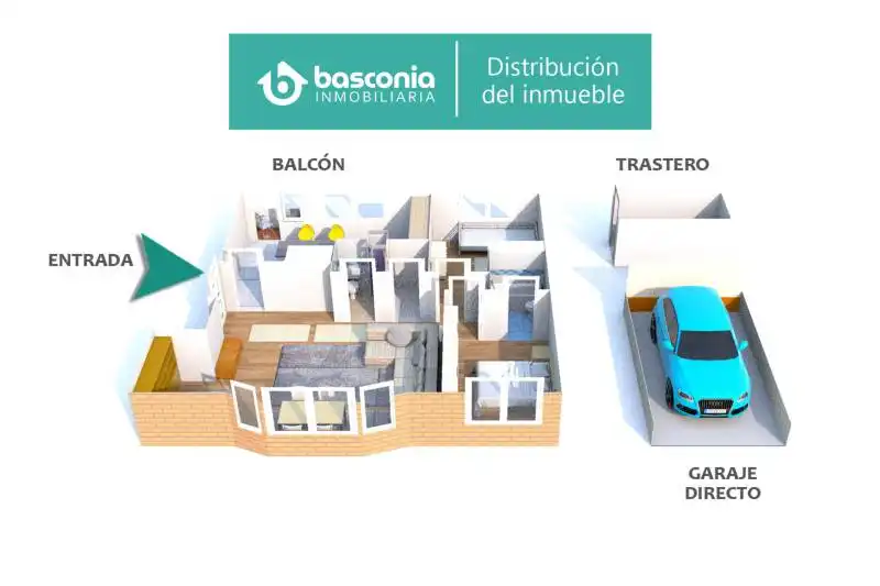 Appartamento con terrazza in vendita a Solokoetxe Kalea, imagen 38