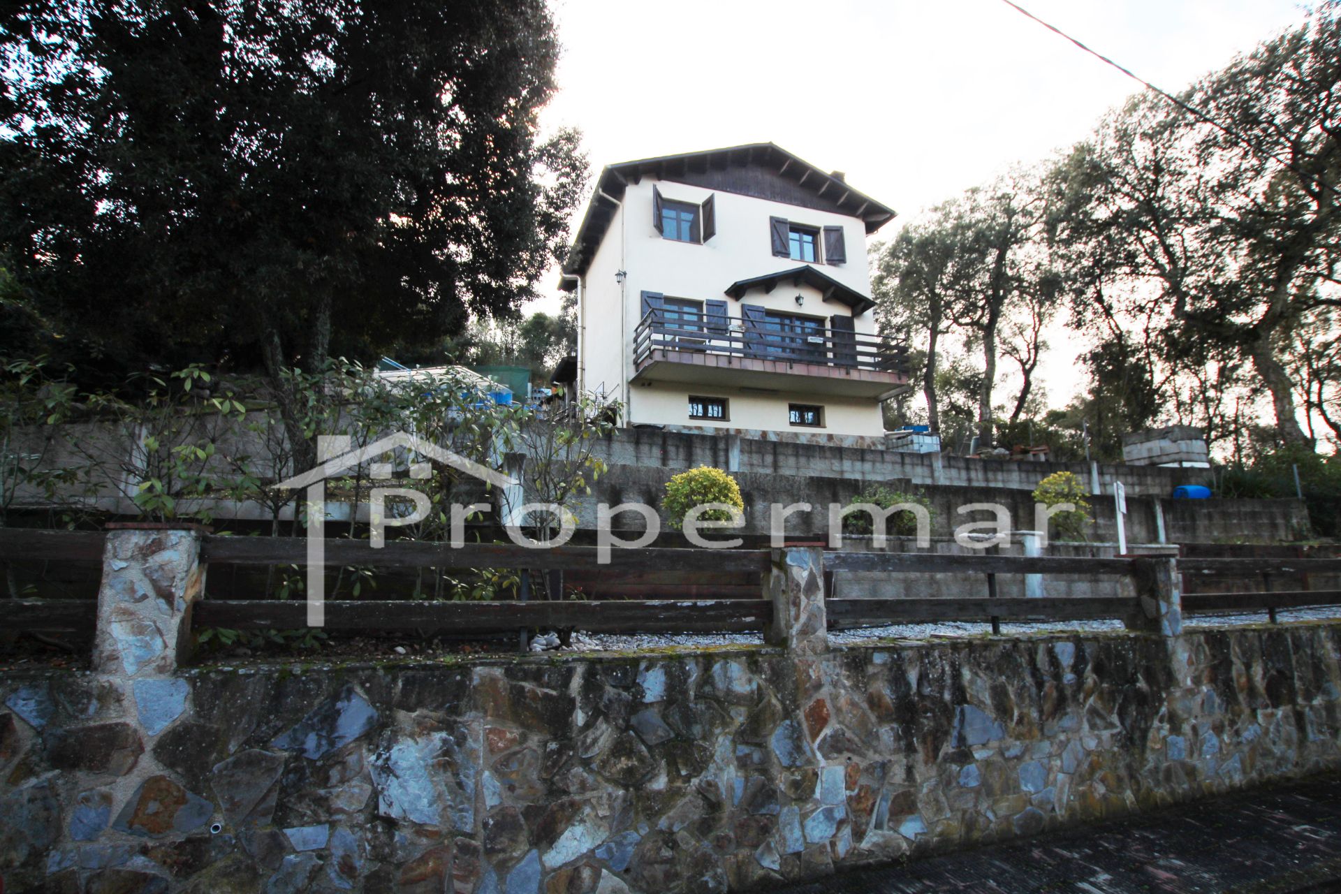 Exterior view of House or chalet for sale in Vallgorguina  with Heating, Private garden and Terrace
