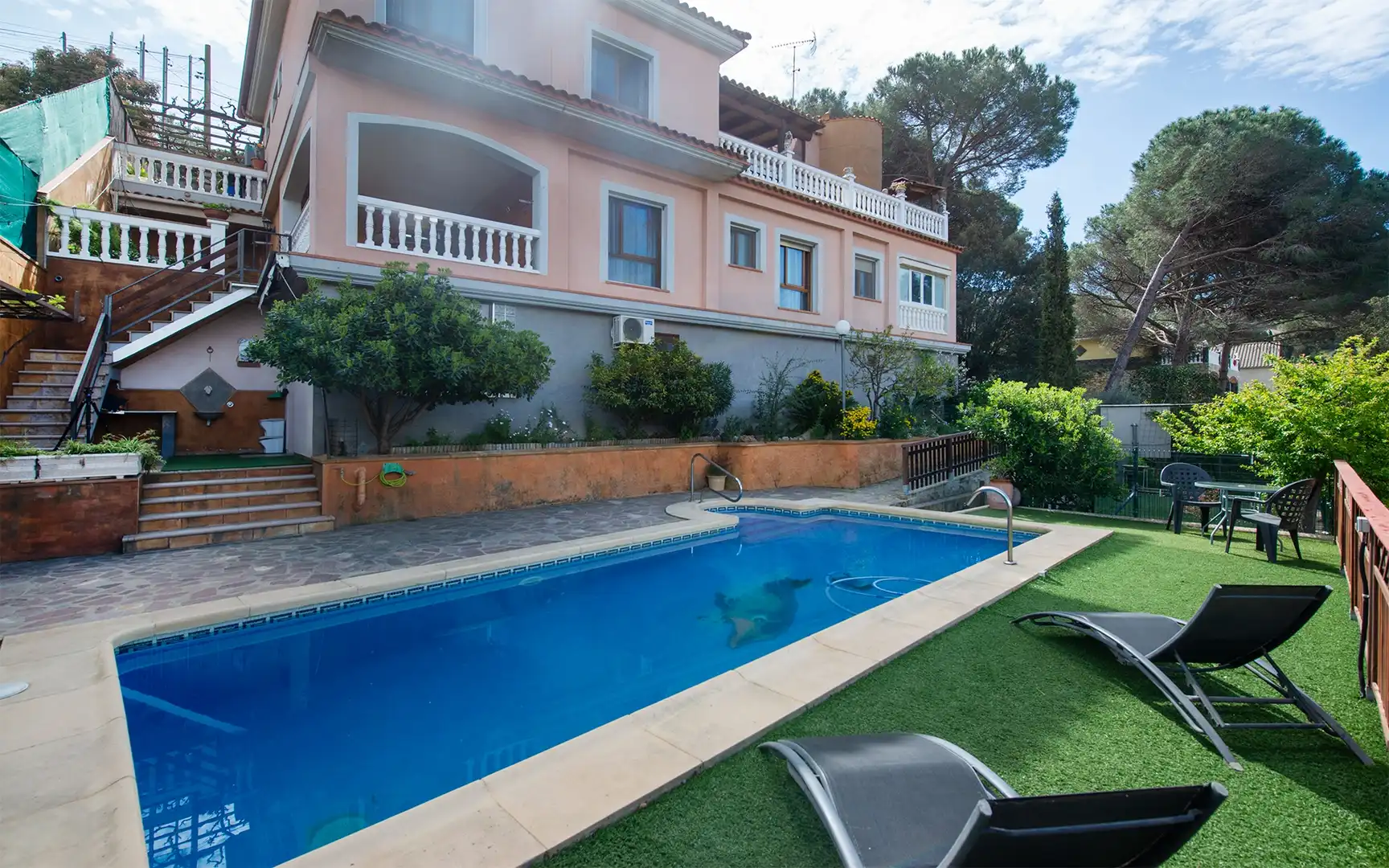 Piscina de Casa o xalet en venda en Argentona amb Calefacció, Jardí privat i Terrassa