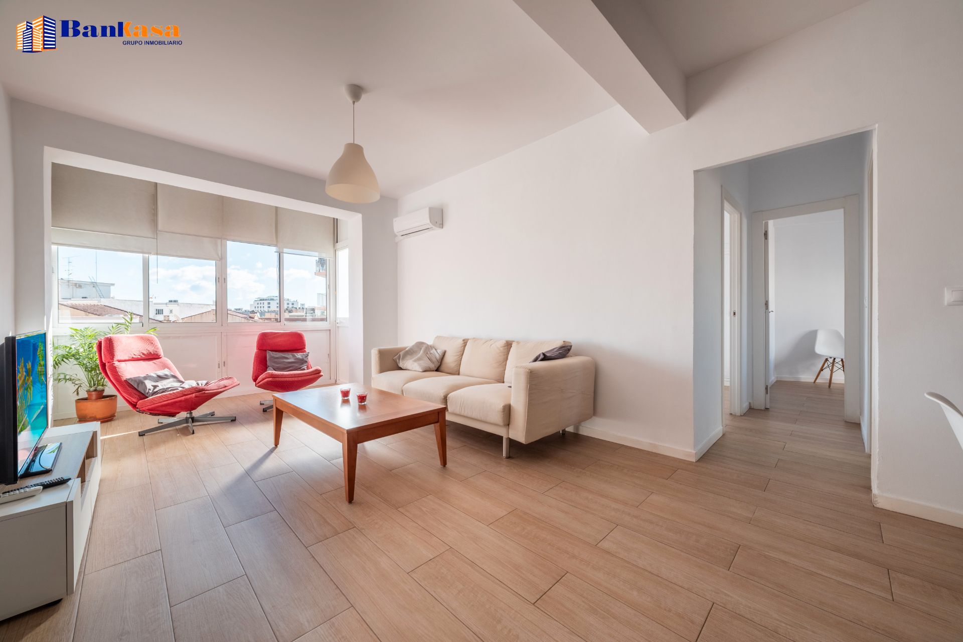 Living room of Flat for sale in Málaga Capital  with Air Conditioner and Terrace
