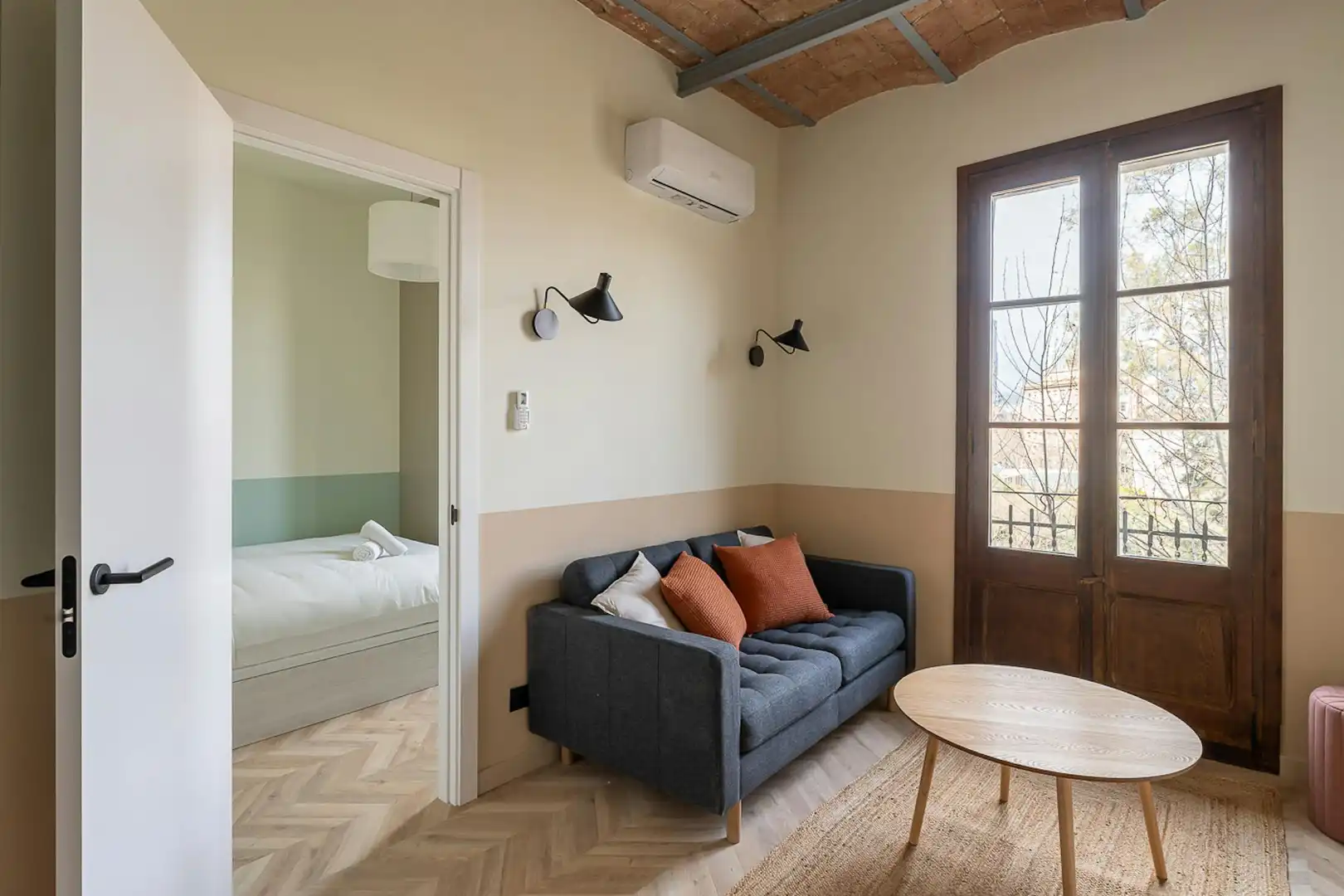 Habitación de Piso de alquiler en Barcelona con Aire acondicionado, Calefacción y Amueblado