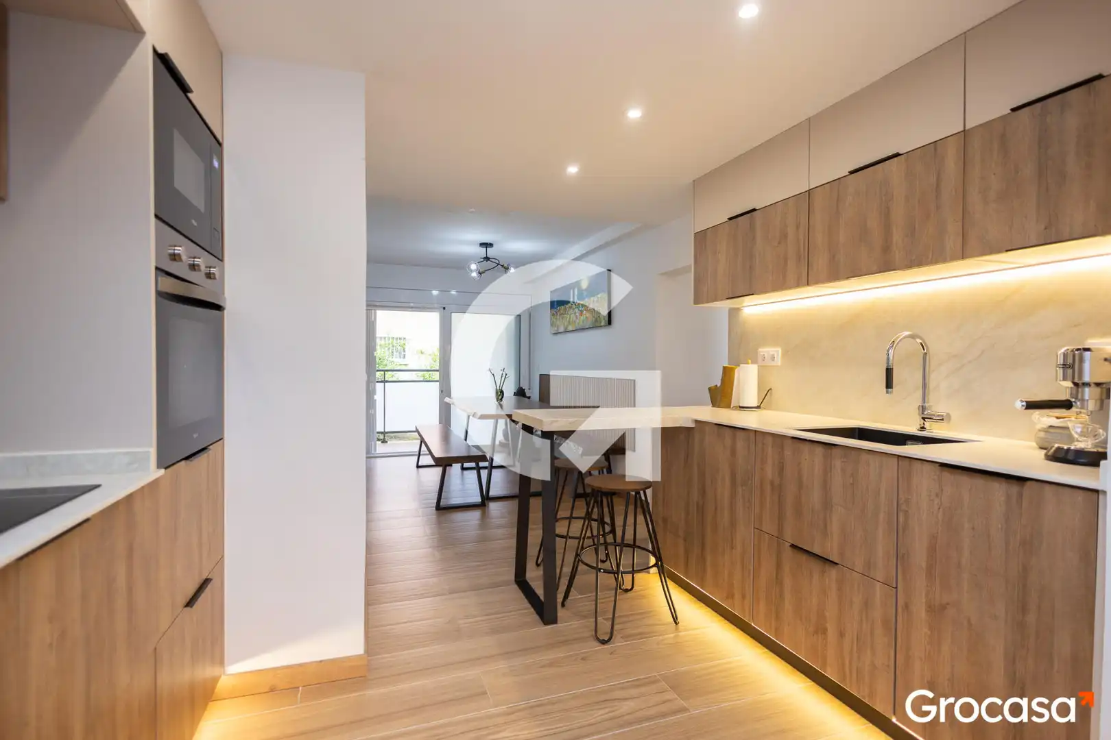Kitchen of Flat for sale in Barcelona  with Air Conditioner, Heating and Furnished