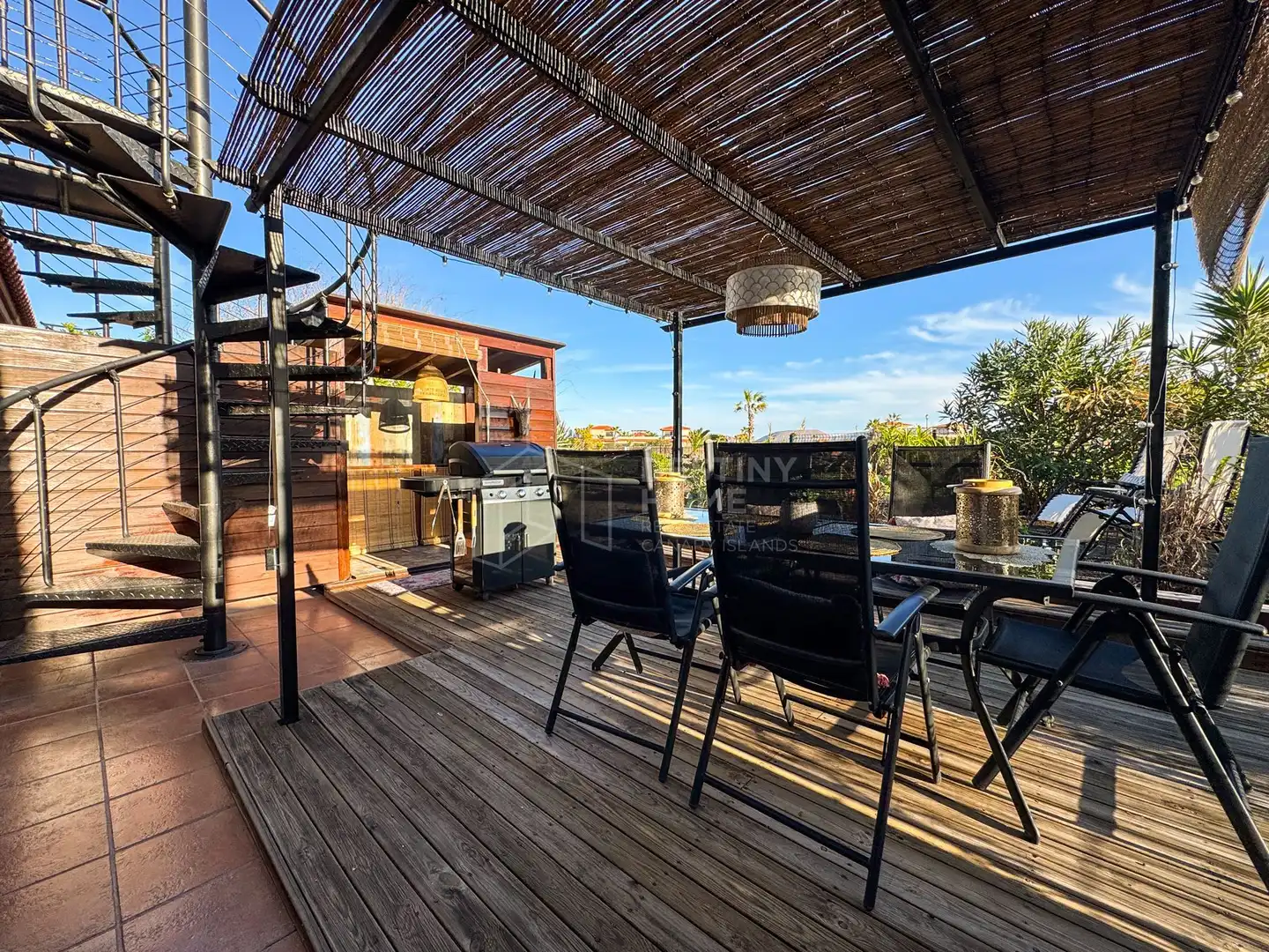 Terrassa de Casa adosada en venda en La Oliva amb Aire condicionat, Jardí privat i Terrassa