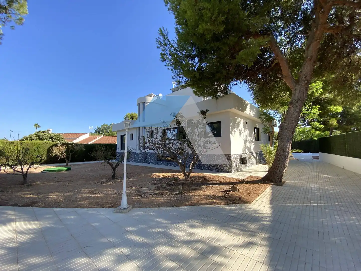 Exterior view of Houses for sale in San Vicente del Raspeig / Sant Vicent del Raspeig  with Private garden, Terrace and Swimming Pool