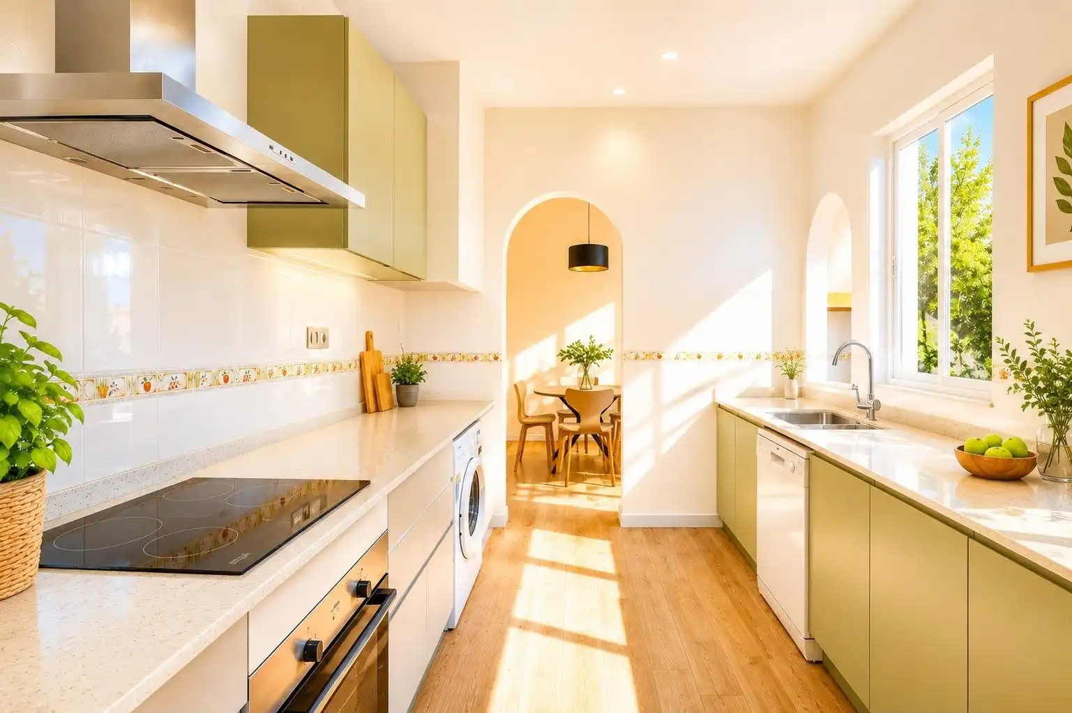 Küche von Wohnung zum Verkauf in Cuevas del Almanzora mit Privatgarten, Terrasse und Abstellraum