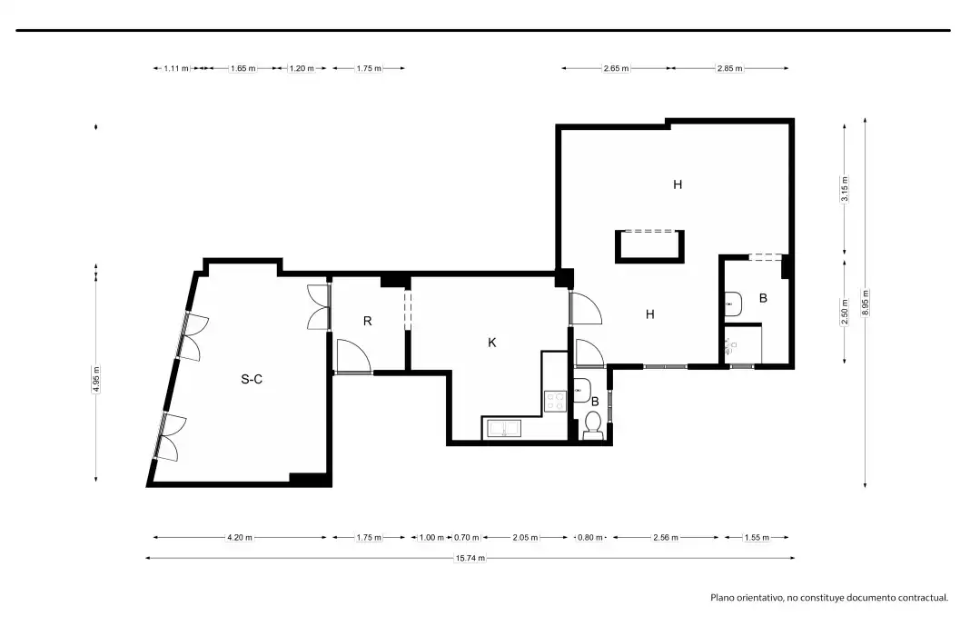 Piso en venta en  Palma de Mallorca