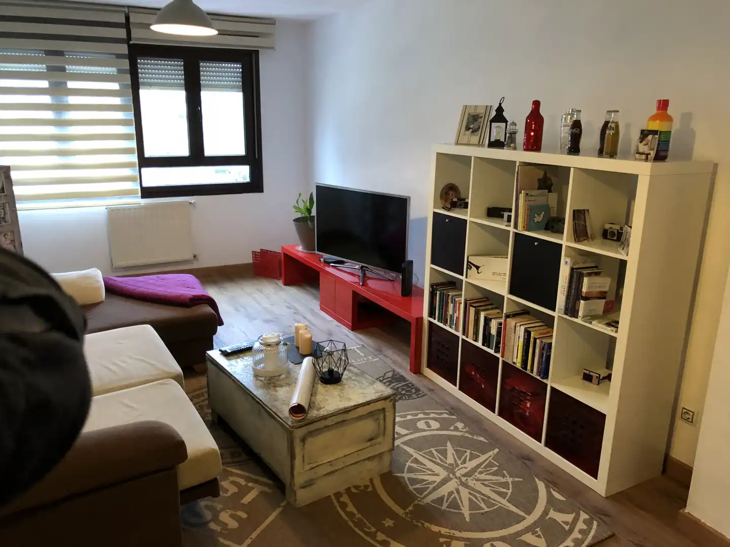 Living room of Flat for sale in Oviedo   with Heating, Parquet flooring and Storage room