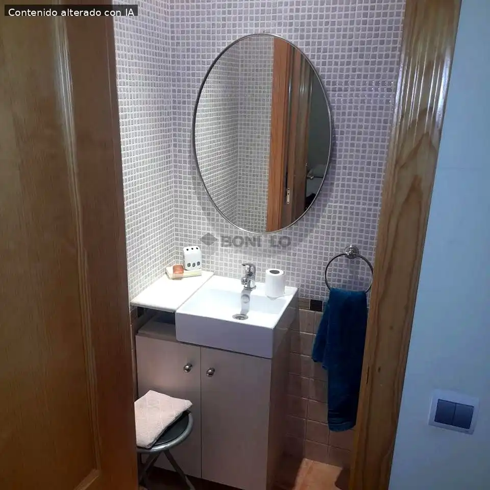 Baño de Casa adosada en venta en Cascante del Río con Calefacción, Terraza y Balcón