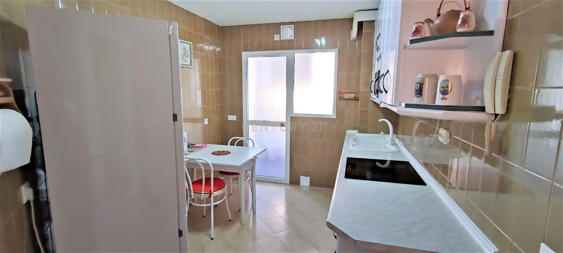 Küche von Wohnung zur Miete in Málaga mit Klimaanlage