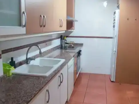 Küche von Wohnung zur Miete in  Valencia Capital mit Klimaanlage