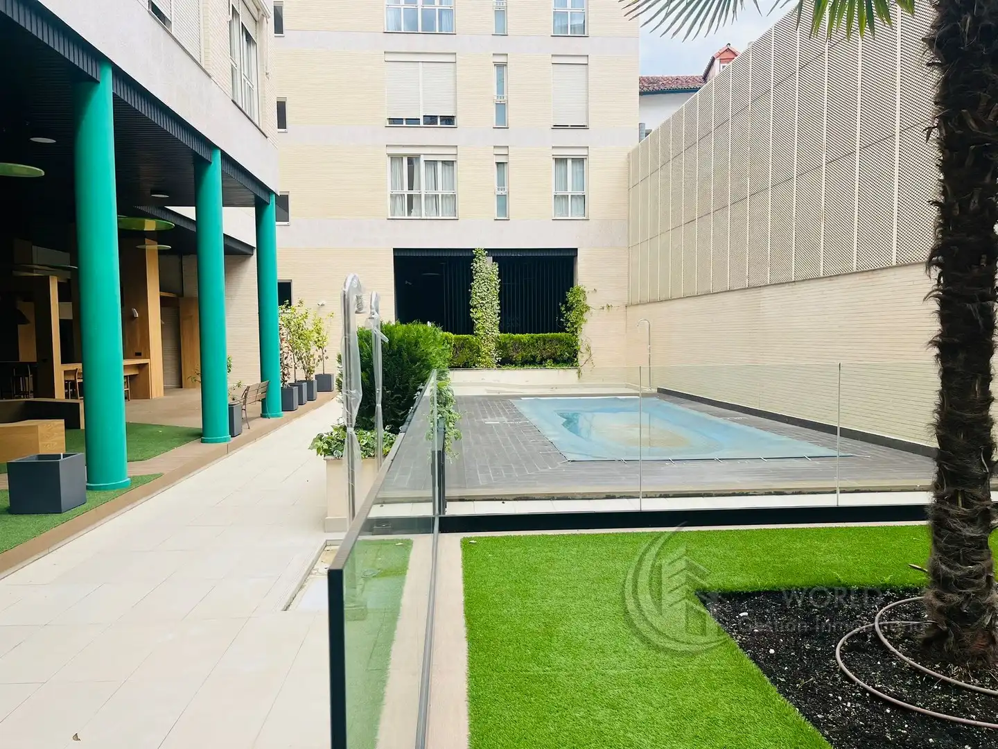 Terraza de Dúplex de alquiler en Madrid con Aire acondicionado, Calefacción y Amueblado