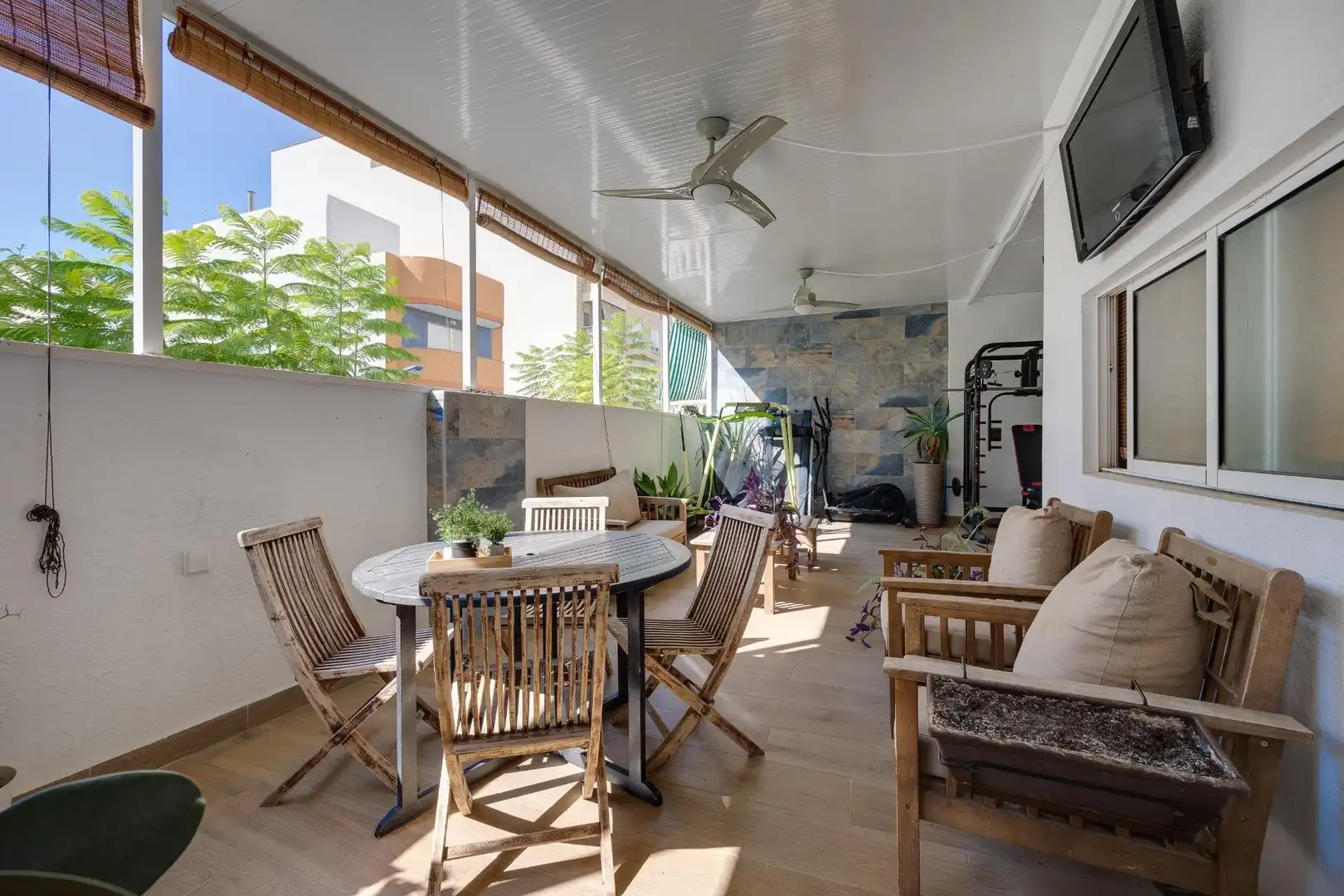 Terrasse von Country house zum Verkauf in Torrevieja mit Heizung, Möbliert und Whirlpool