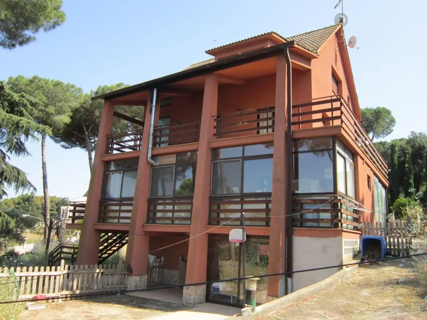 Vista exterior de Casa o chalet en venta en Sant Pere de Vilamajor con Calefacción, Jardín privado y Terraza