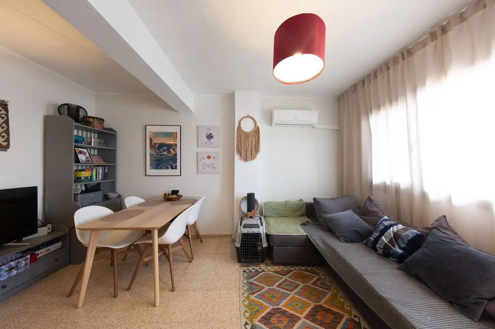 Sala d'estar de Apartament en venda en Alicante / Alacant amb Aire condicionat, Calefacció i Terrassa