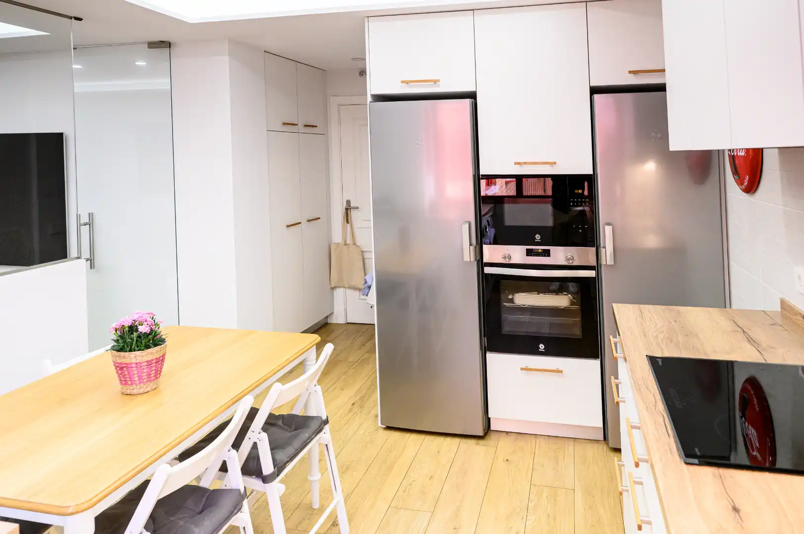 Küche von Wohnung zum Verkauf in Pozuelo de Alarcón mit Klimaanlage, Heizung und Parkett