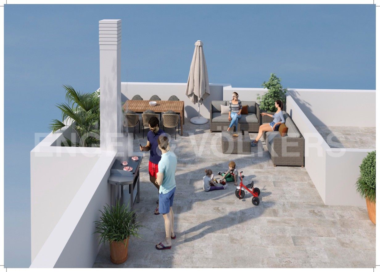 Terrace of Apartment for sale in Cubelles  with Air Conditioner, Heating and Terrace