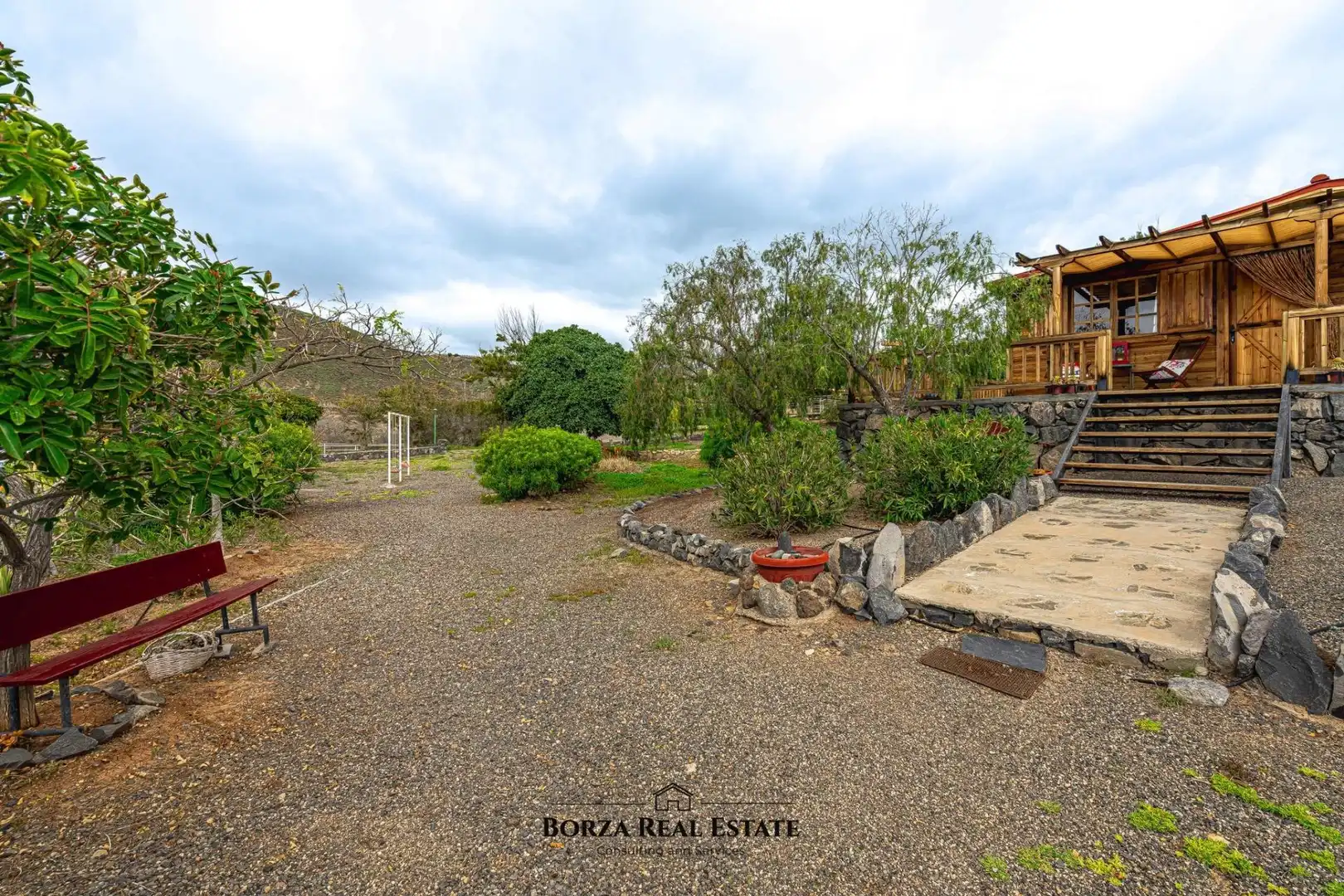 Jardín de Finca rústica de alquiler en Granadilla de Abona con Aire acondicionado, Jardín privado y Terraza