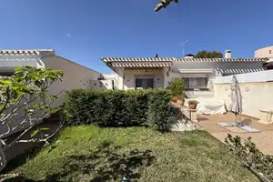 Garden of Houses for sale in Orihuela  with Air Conditioner, Furnished and Washing machine