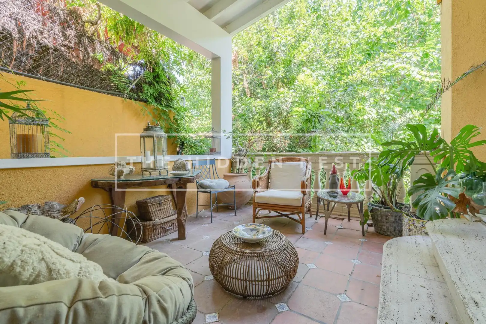 Terrassa de Casa o xalet en venda en Sant Cugat del Vallès amb Aire condicionat, Calefacció i Jardí privat