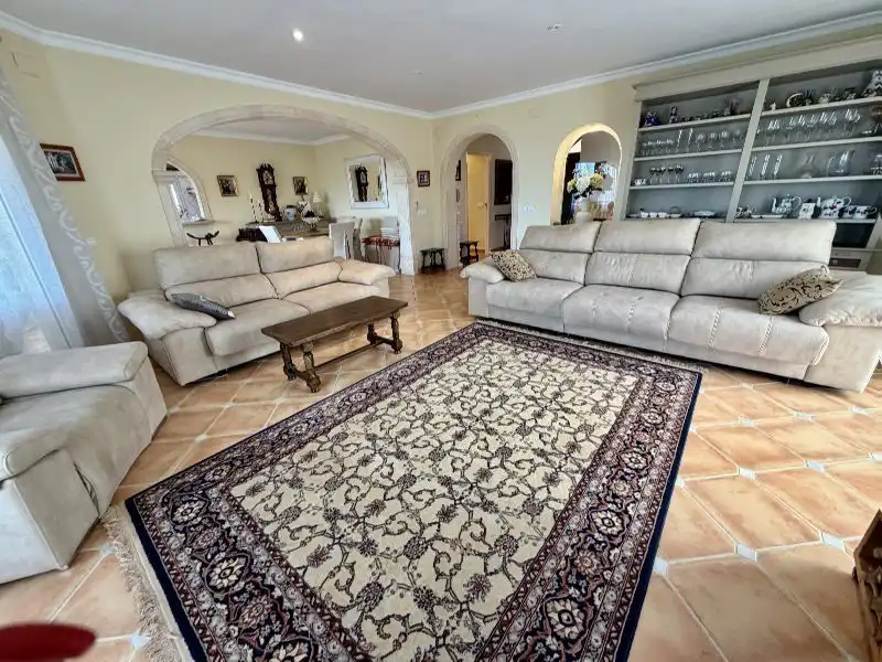 Sala de estar de Casa o chalet de alquiler en Jávea / Xàbia con Aire acondicionado, Calefacción y Jardín privado