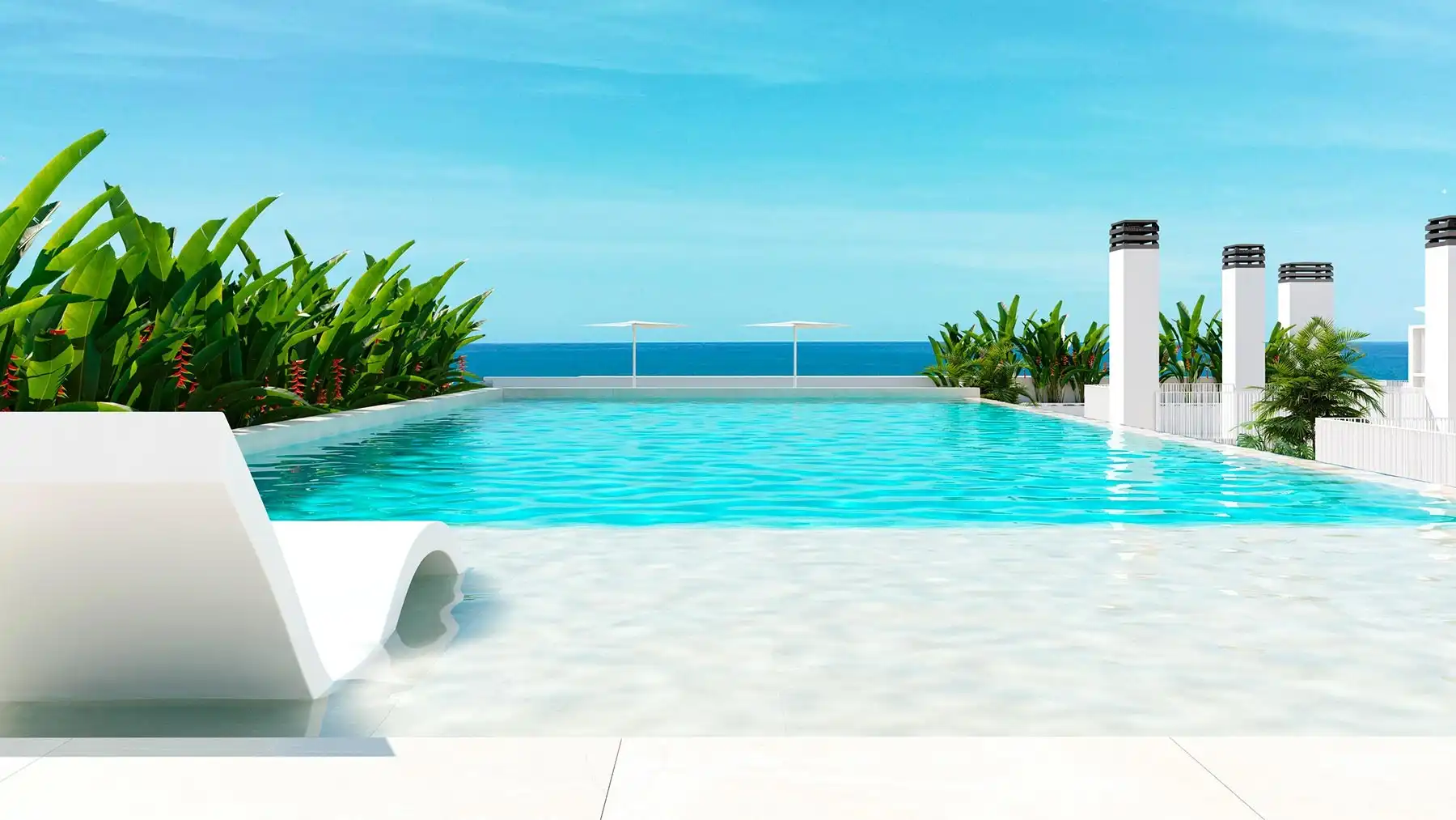 Ático con piscina en venta en Guardamar Playa