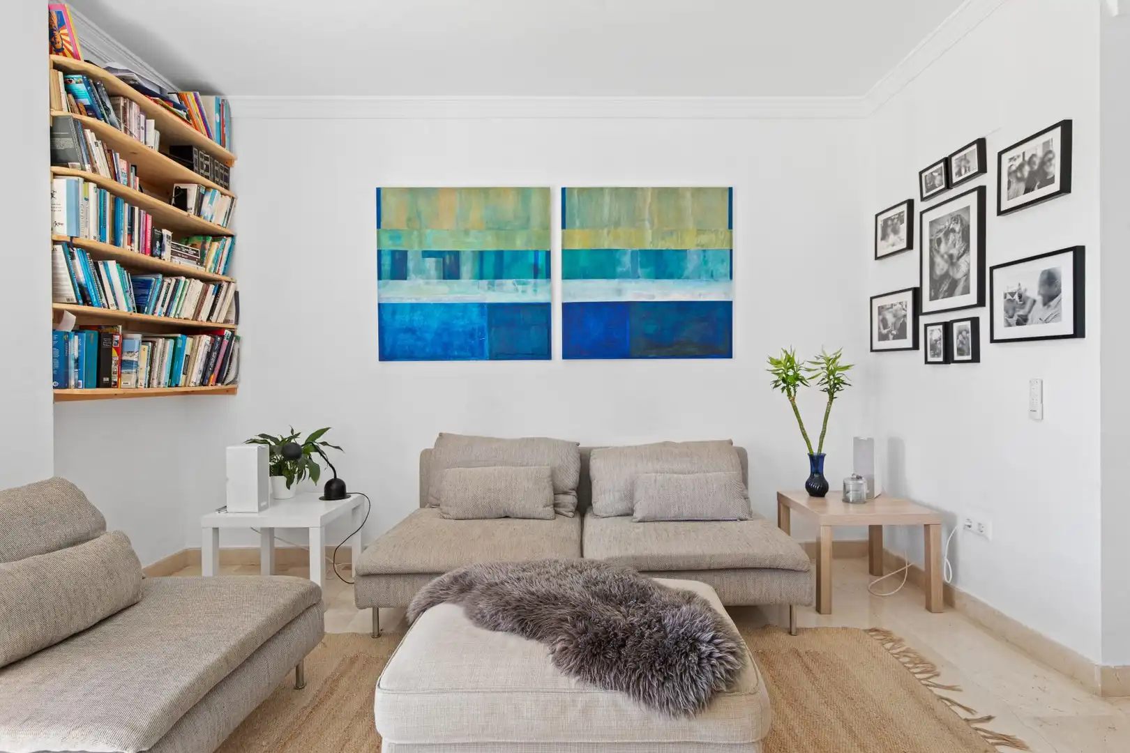 Sala de estar de Apartamento en venta en Marbella con Aire acondicionado, Terraza y Trastero