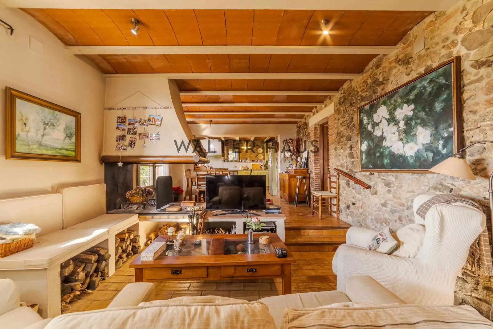 Living room of Houses for sale in Lloret de Mar  with Air Conditioner, Heating and Private garden