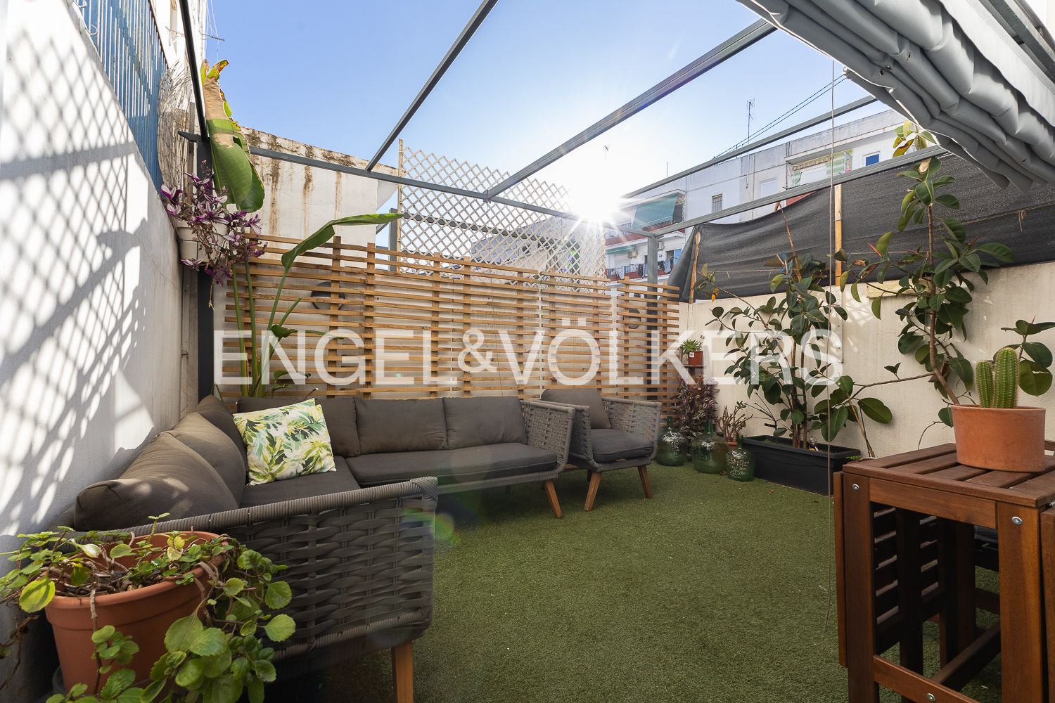 Terrace of Apartment for sale in  Valencia Capital  with Air Conditioner, Heating and Terrace