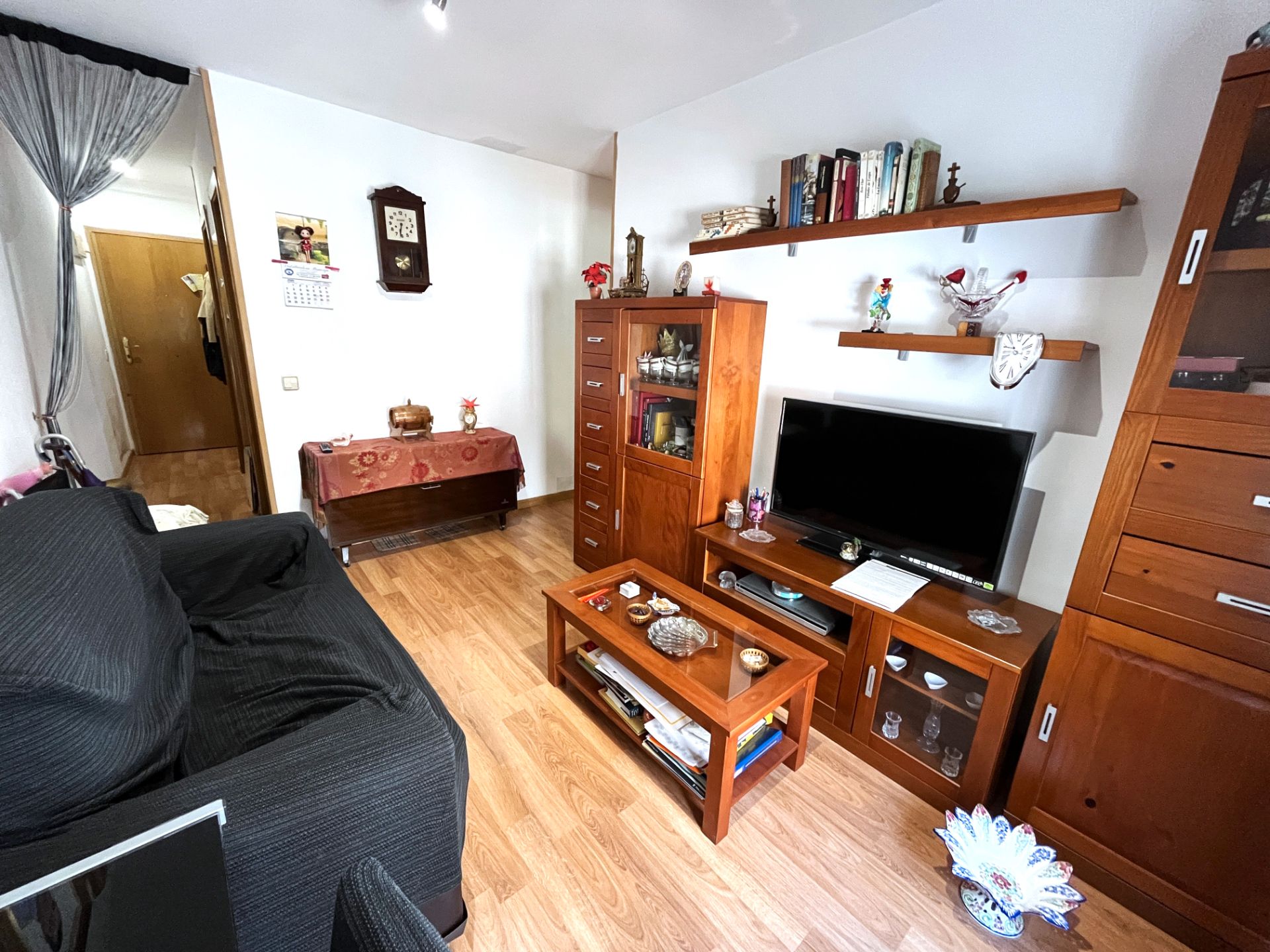 Living room of Flat for sale in  Madrid Capital  with Heating