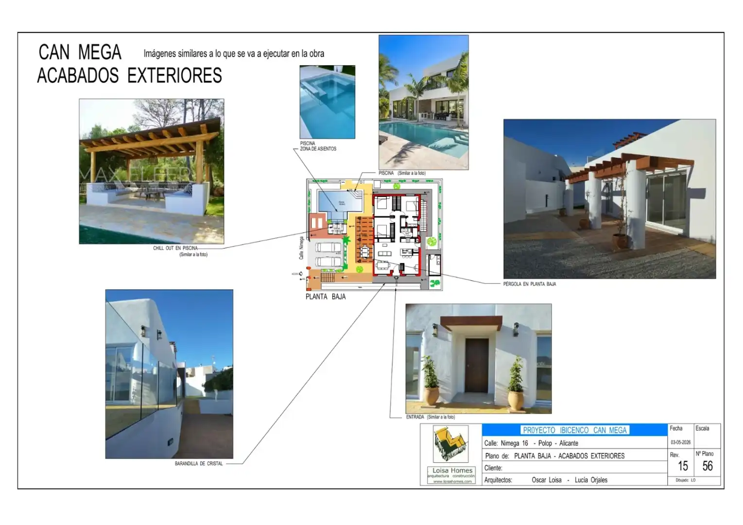 Vista exterior de Casa o xalet en venda en La Nucia amb Aire condicionat, Calefacció i Piscina