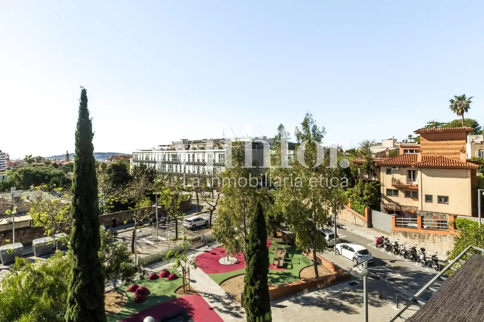 Exterior view of Attic for sale in Barcelona  with Air Conditioner, Heating and Terrace