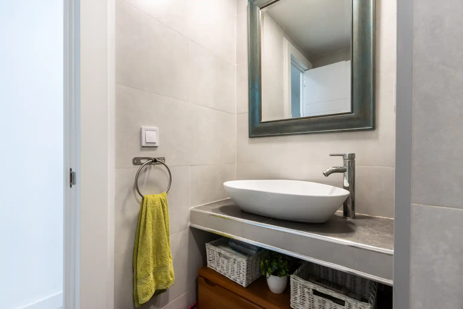 Bathroom of Flat for sale in Terrassa  with Heating, Parquet flooring and Terrace