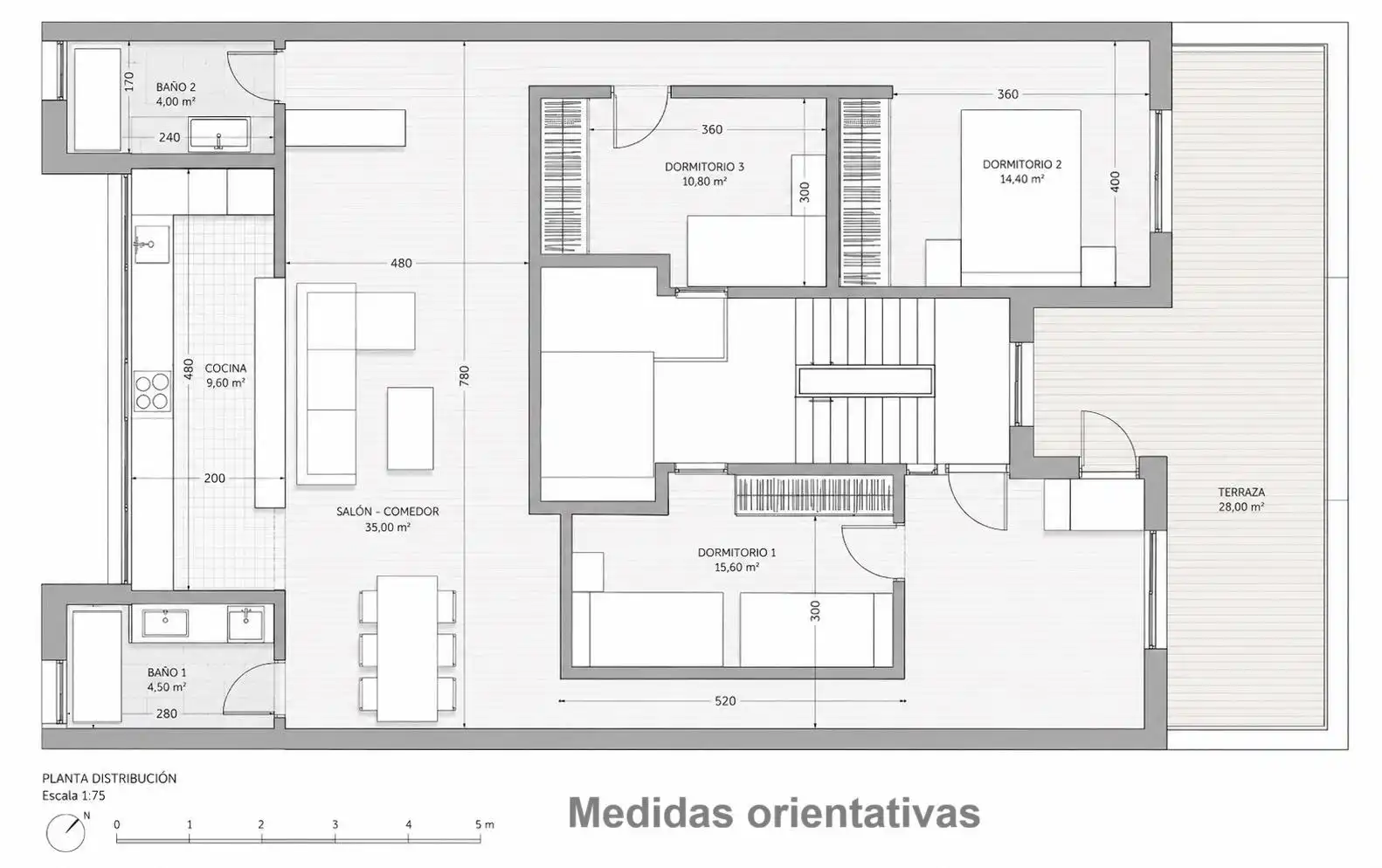 Ático en venta en Barcelona con Aire acondicionado, Calefacción y Terraza