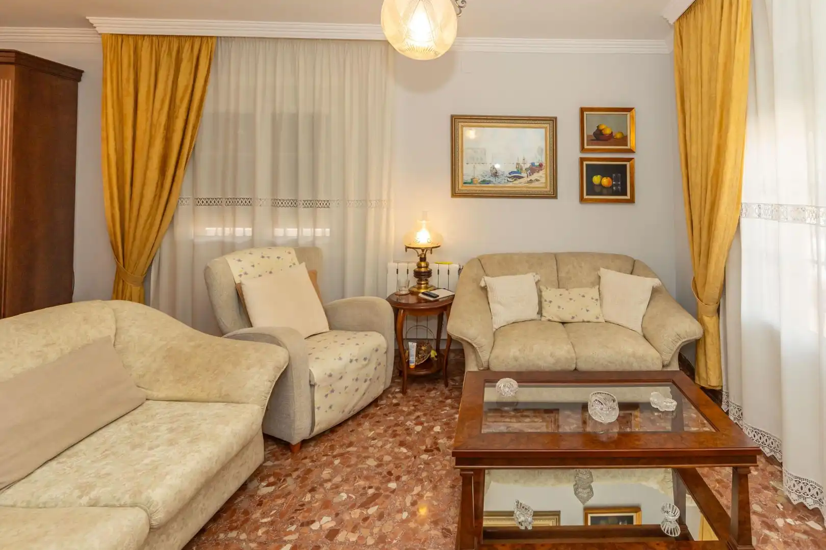 Living room of Houses for sale in Aldeire  with Air Conditioner, Heating and Balcony