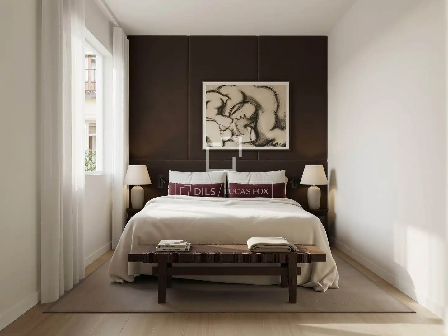 Bedroom of Flat for sale in Madrid  with Air Conditioner, Heating and Storage room