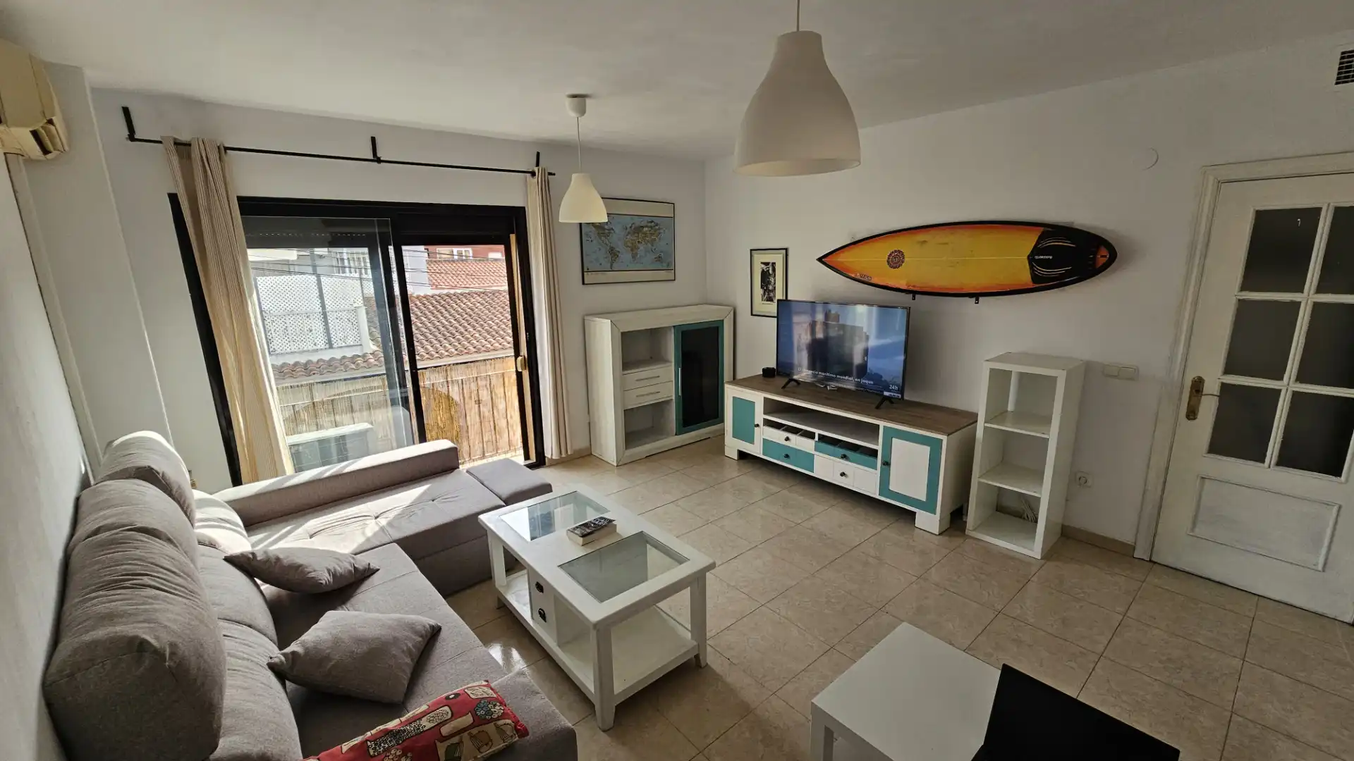 Sala de estar de Piso de alquiler en Málaga con Aire acondicionado y Amueblado