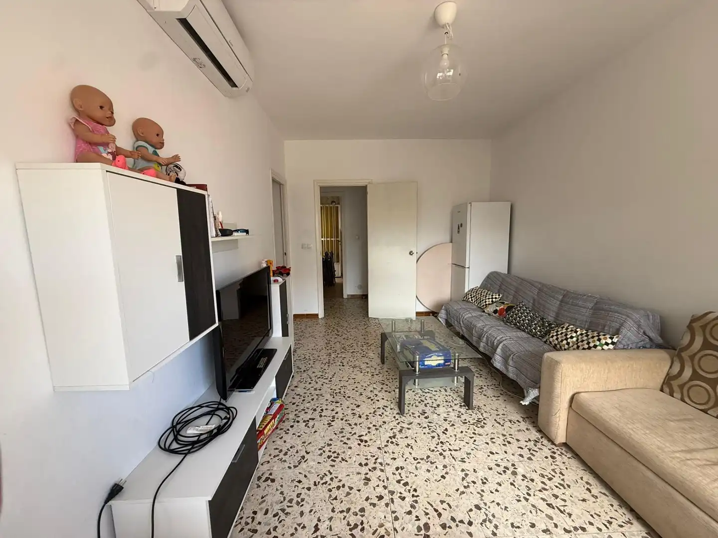 Sala d'estar de Pis en venda en Pulpí amb Aire condicionat, Terrassa i Moblat
