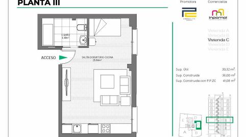 Foto 2 de Estudi en venda a Pardaleras, Badajoz