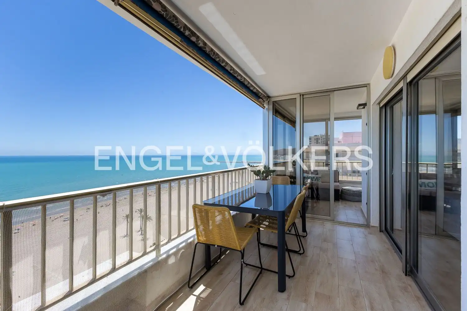 Balcony of Flat for rent in Cullera  with Heating, Terrace and Swimming Pool