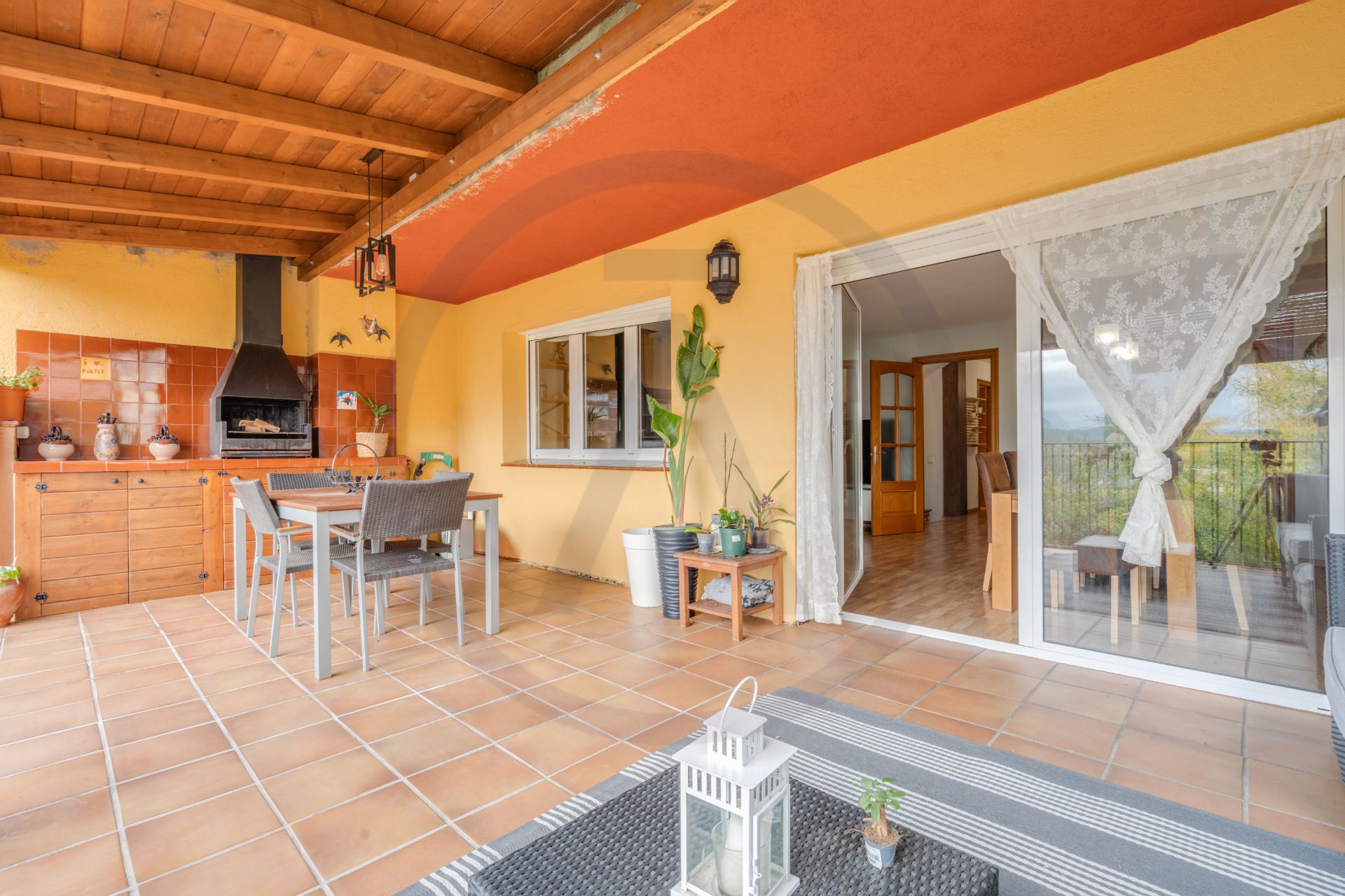 Terrace of House or chalet for sale in Viladecavalls  with Heating, Private garden and Parquet flooring