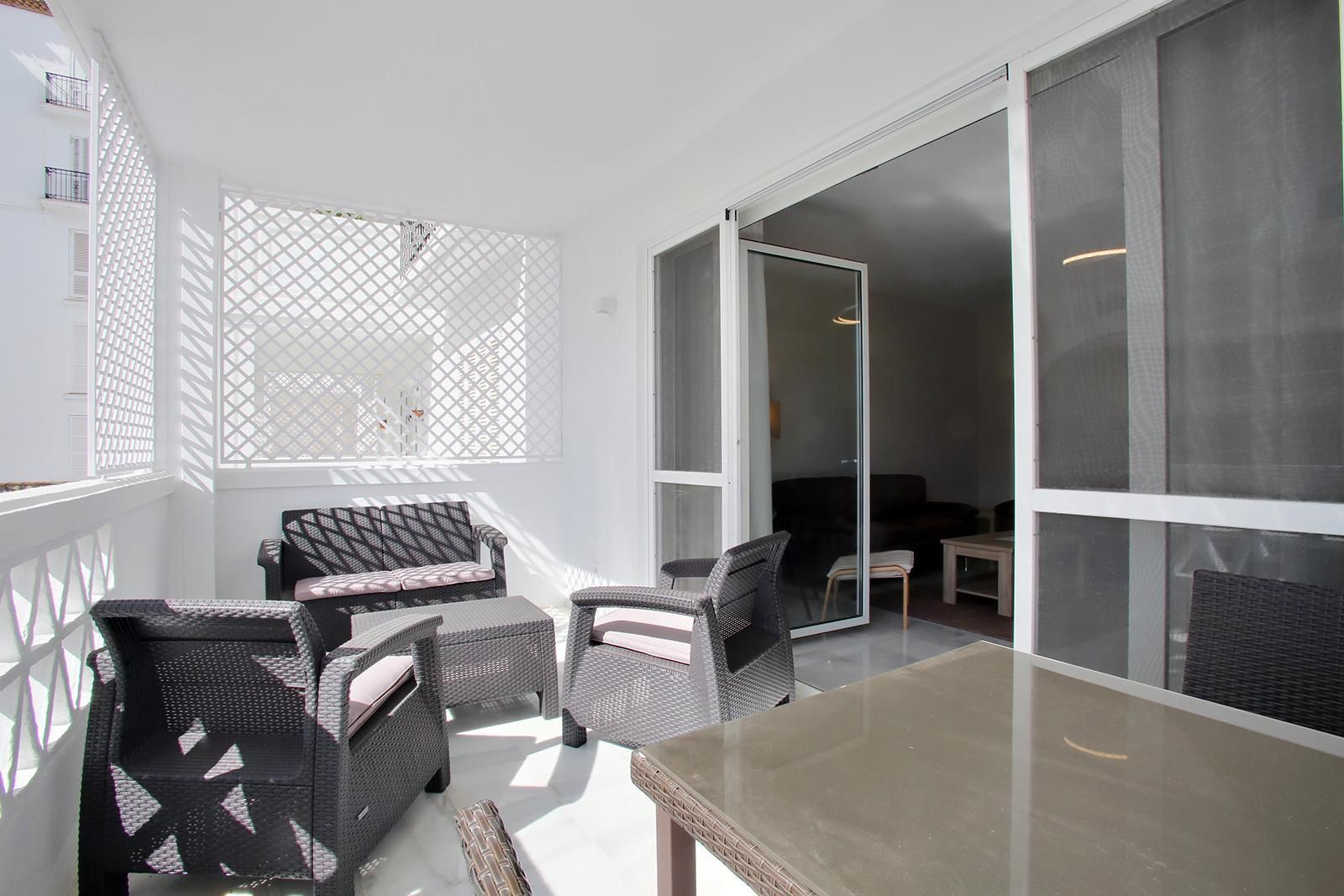 Terrace of Apartment to rent in Marbella  with Air Conditioner, Terrace and Swimming Pool