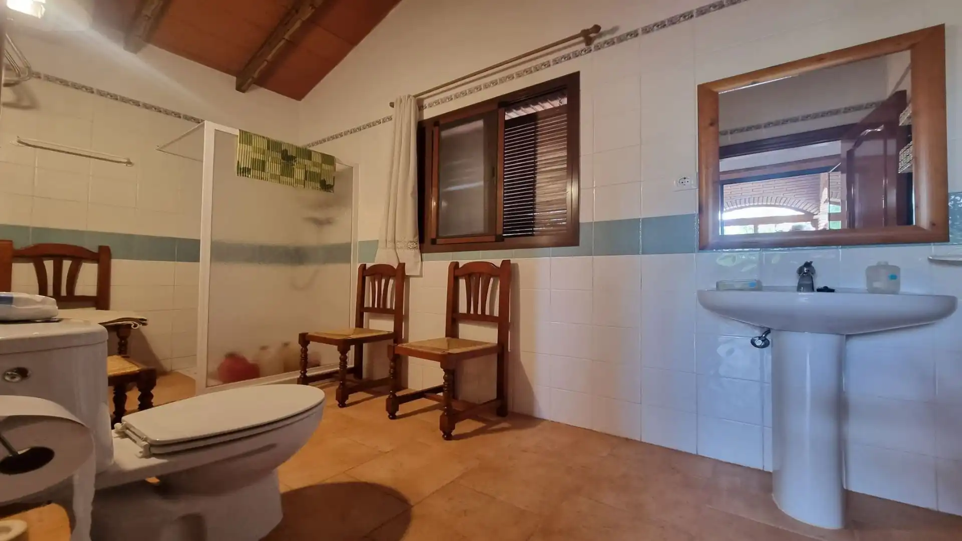 Bany de Casa o xalet en venda en Alhaurín El Grande amb Aire condicionat i Piscina